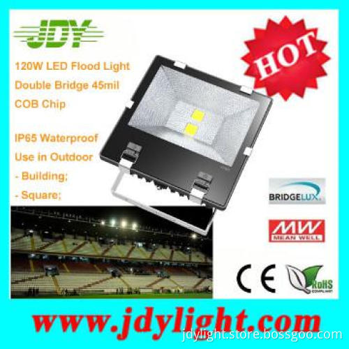 CE RoHS 120W LED Flood Light Fixtures IP65 Waterproof for Sport Yard